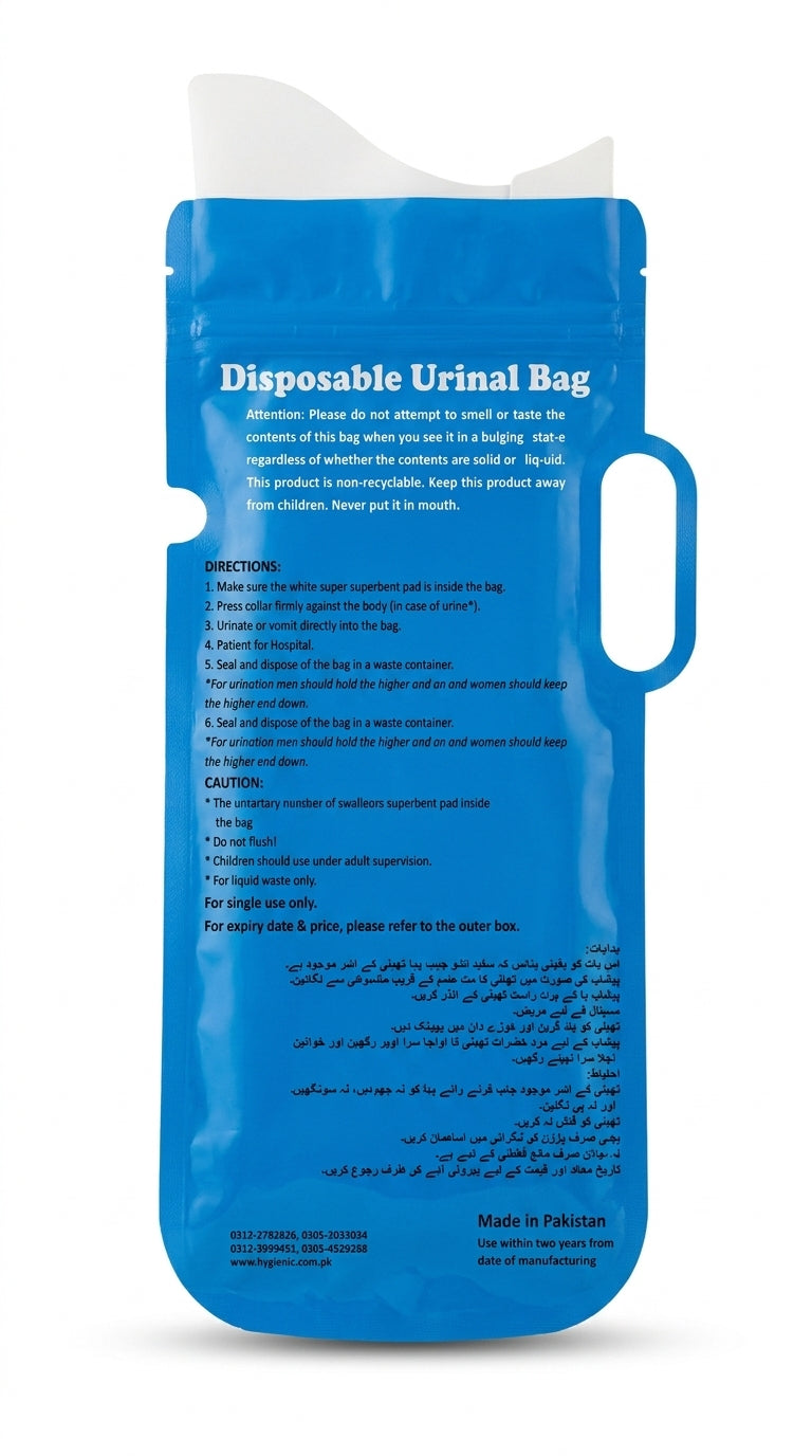 Emergency Disposable Urinal Bag
